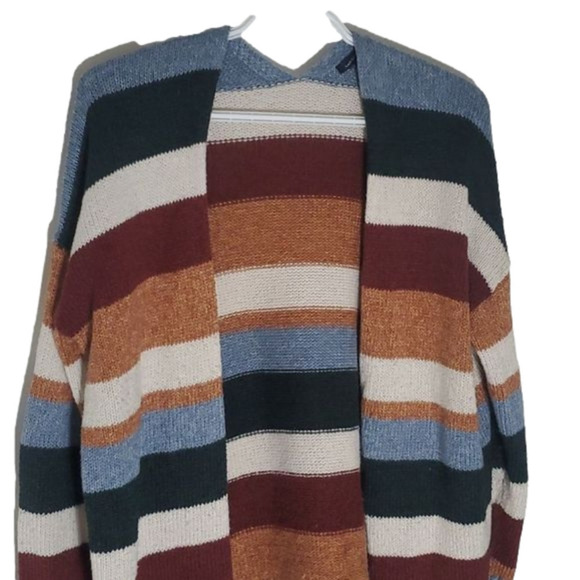 American Eagle medium striped layering cardigan - Picture 2 of 6